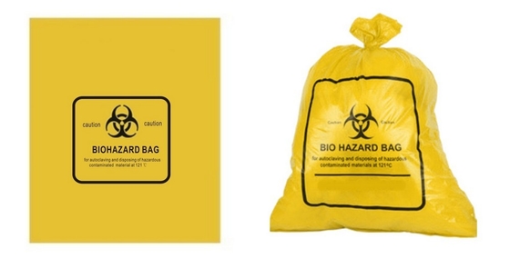 121°C biohazard bags for infectious health-care waste,can resist a maximum temperature of 121°C (250°F).