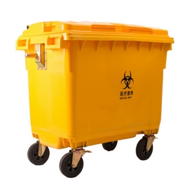 1100L medical waste bin/medical waste trolley/spill control bin