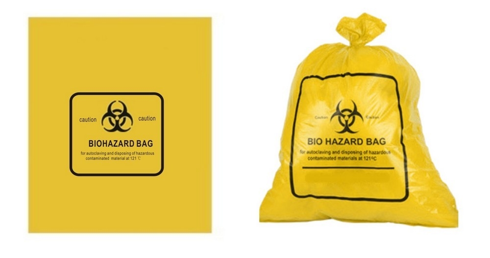 121°C biohazard bags for infectious health-care waste,can resist a maximum temperature of 121°C (250°F).